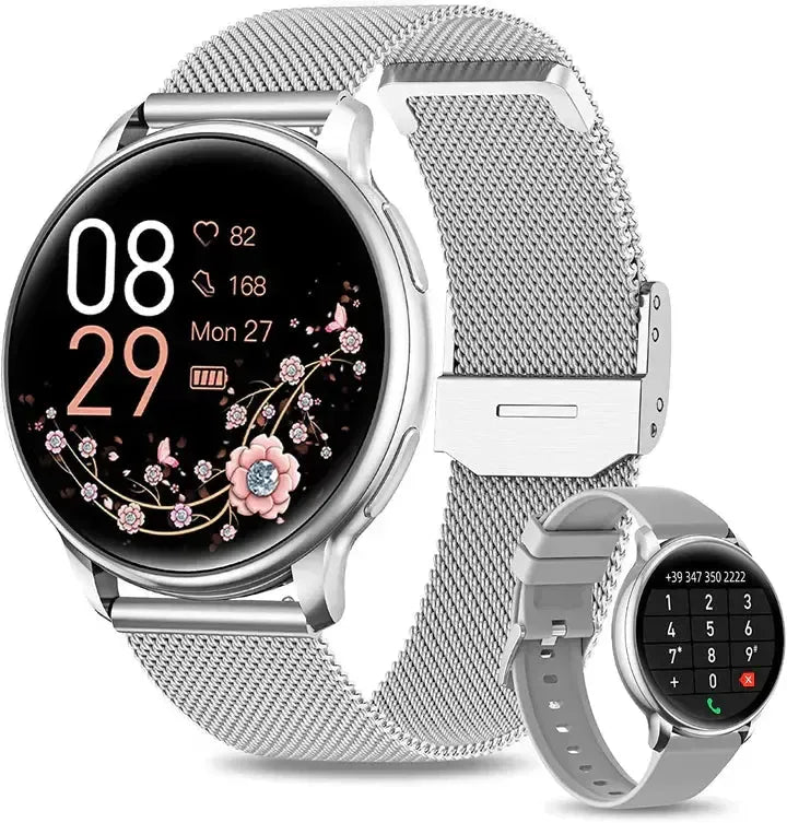 Women's Smartwatch with Heart Rate Monitor, Sleep Tracker & Call Notifications for Fitness & Daily Activity Tracking | Thomler