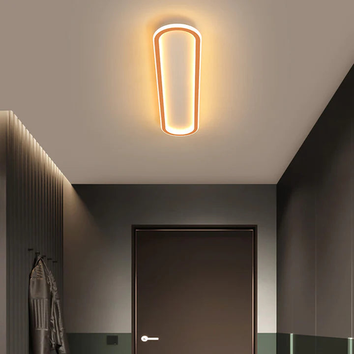 LED-Deckenleuchte für den Flur, oval, flaches Design, für Schlafzimmer, Wohnzimmer, Küche, 30–60 cm, einstellbare Farbtemperatur, Innenbereich | Thomler