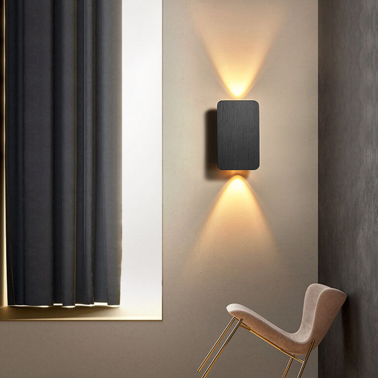 6W LED Metal Sconce for Entryways & Cozy Spaces – Hardwired Modern Fixture in Black, Gold, Coffee & Gray | Thomler