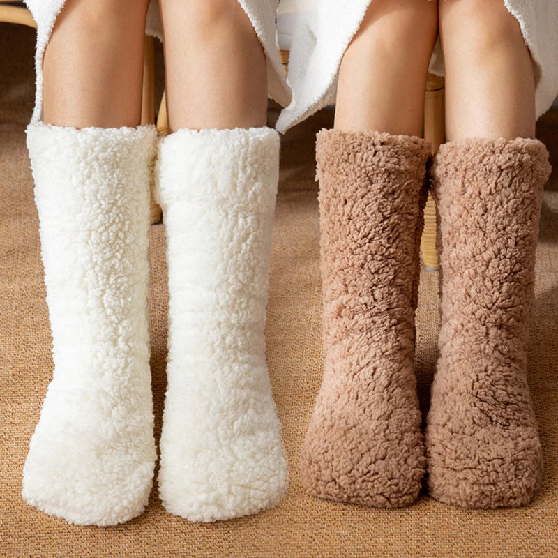 Warme kasjmier thermische sokken voor de winter