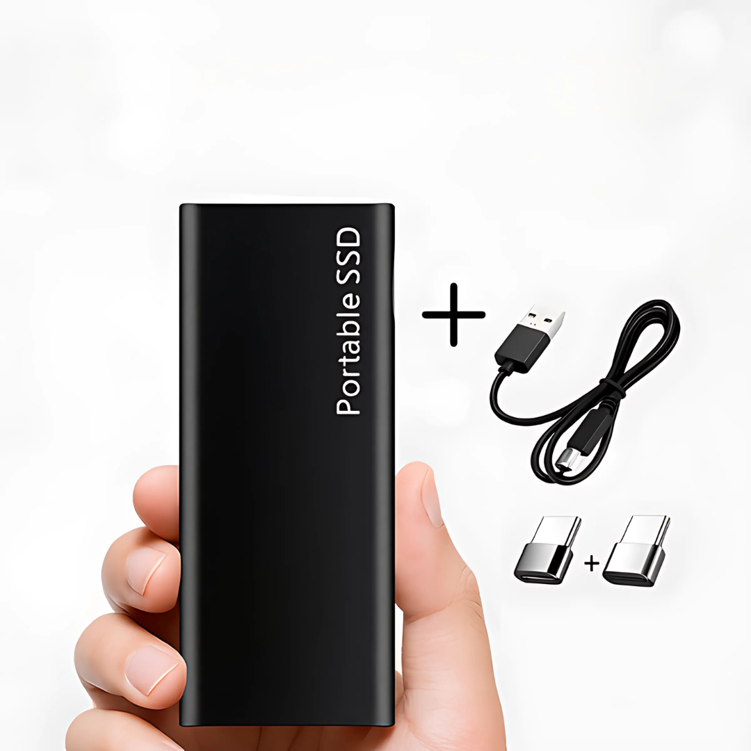 4 TB Portable USB-C External Hard Drive for Mac, PC & Android – Ultra-Slim Travel Storage | Thomler