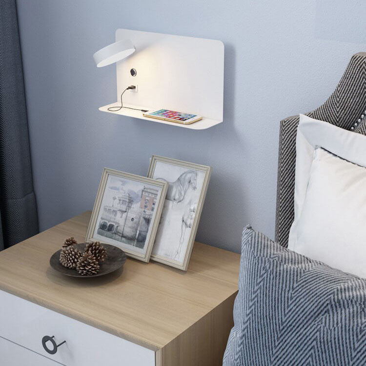 LED Wall Sconce 13 in Iron Acrylic Fixture Bedroom Bedside Hardwired Ambient Lighting Reading Task Lamp Hallway 12W 1200 Lumen Contemporary | Thomler