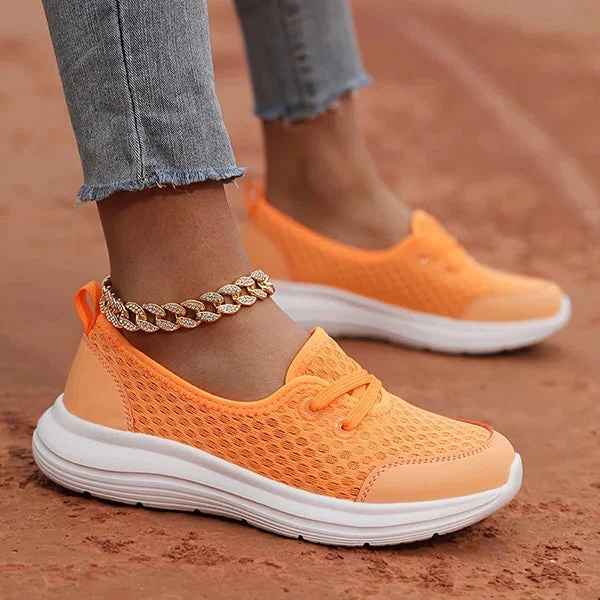 Orthopädische Damen-Komfortschuhe mit weicher Mesh-Sohle