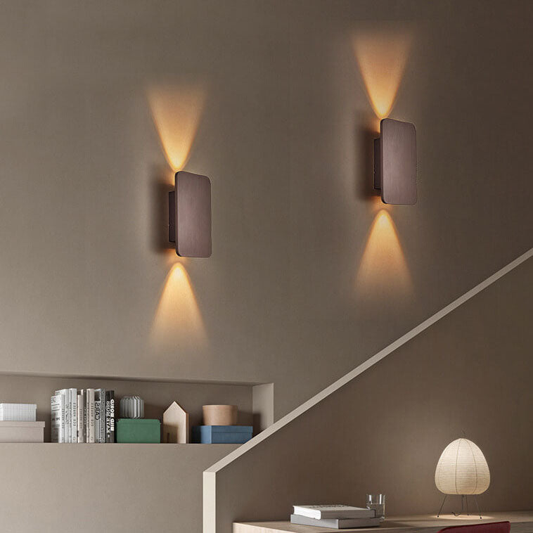 6W LED Metal Sconce for Entryways & Cozy Spaces – Hardwired Modern Fixture in Black, Gold, Coffee & Gray | Thomler