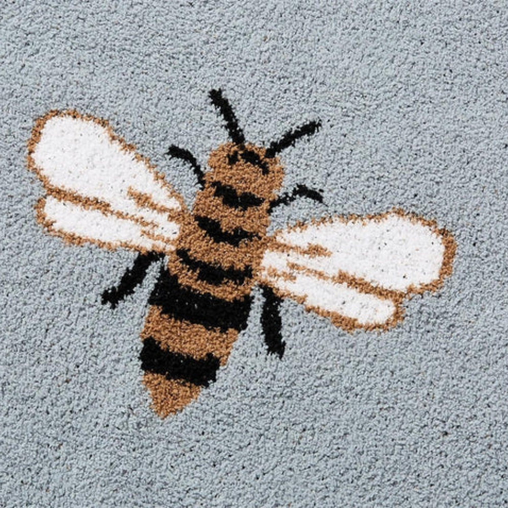 Honeybee Jacquard Knit Throw Blanket – Lightweight Microfiber for Couch, Bed & Travel – 51×63 Inch