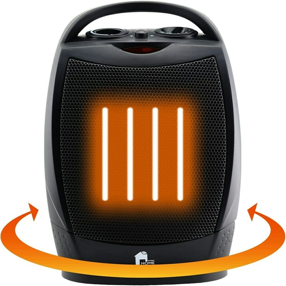 Oscillating Space Heater with Thermostat