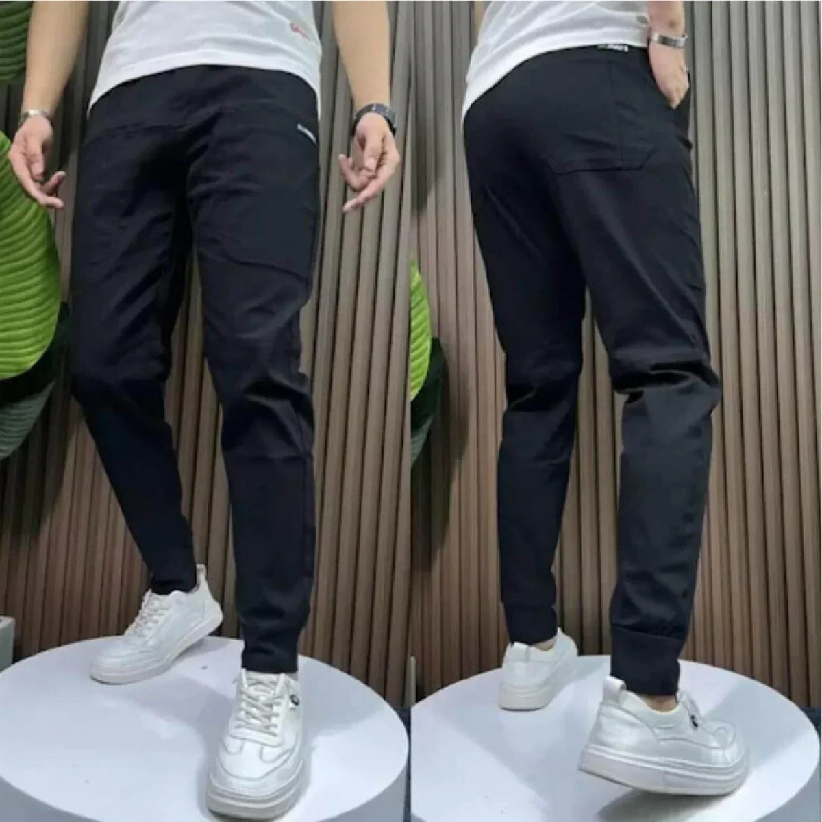 Stretch-Cargojeans mit sechs Taschen und schmaler, flexibler Passform