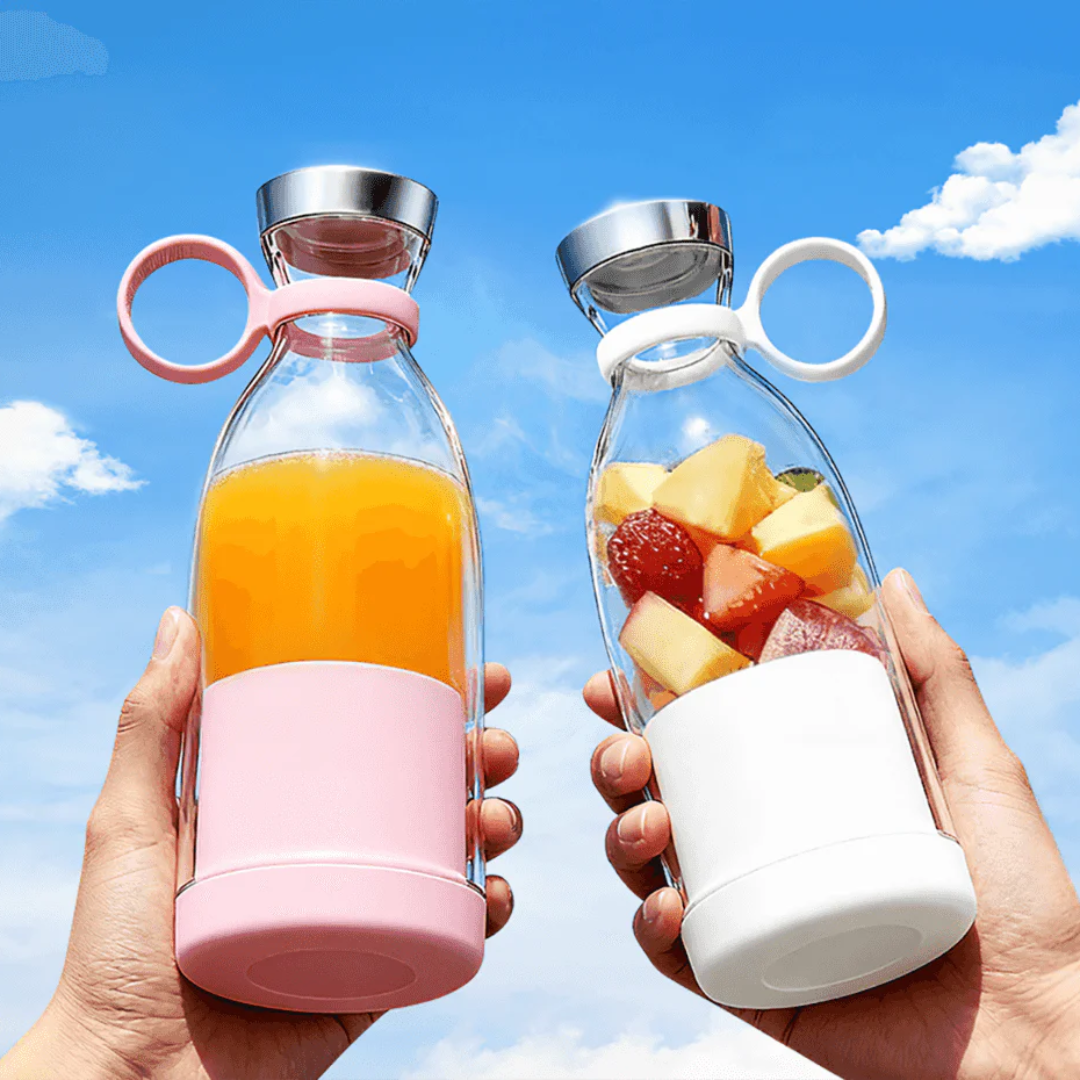 USB-wiederaufladbarer Personal Blender, 500 ml Flasche für Protein-Shakes, Smoothies, Saft, Mixen für unterwegs, Fitness, Reisen, Zuhause, Büro, Workout | Thomler