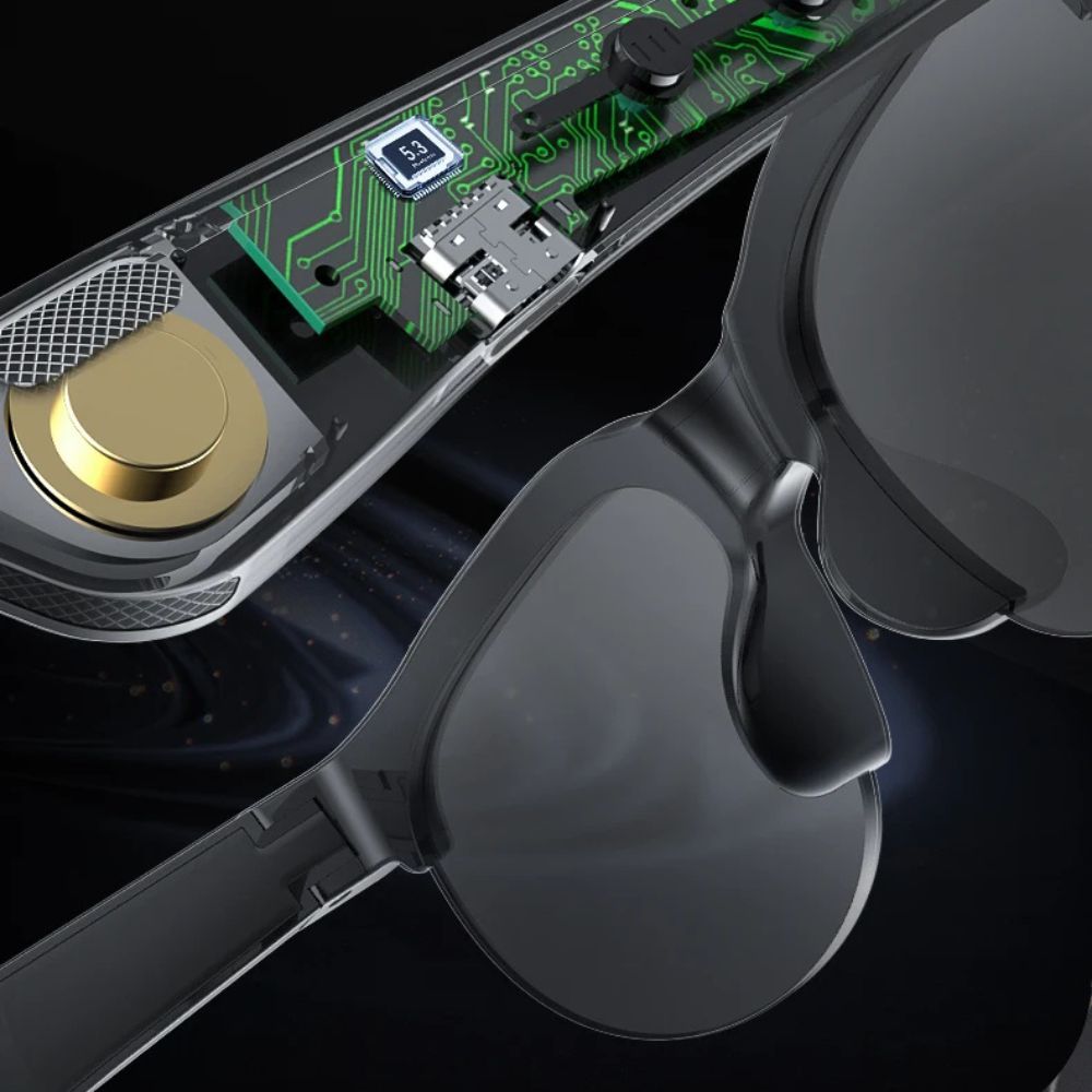 Gafas-auricular inteligentes con Bluetooth para traducción de idiomas