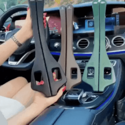 Opvulstukken voor tussen console en voorstoelen – Gewatteerde kunstlederen spacers voorkomen dat voorwerpen tussen autostoel en middenconsole vallen – Uni | Thomler