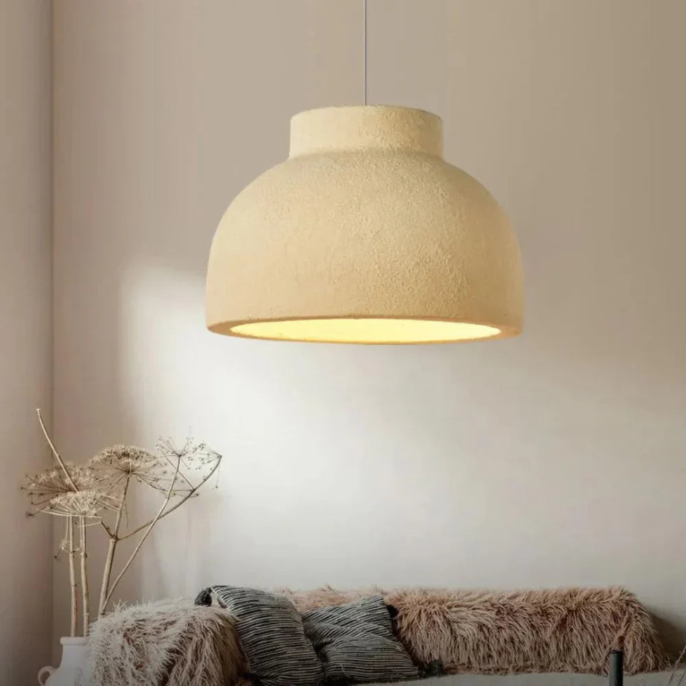 Koepel Plafonnière 15 of 23 inch Witte Polystyreen Kap voor Eetkamer Keukeneiland Slaapkamer Verstelbaar Snoer E26 Fitting Modern Mini | Thomler