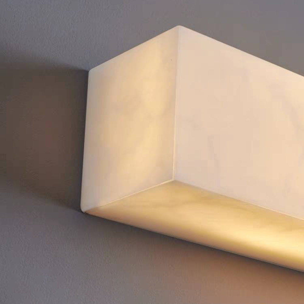 Outdoor LED Sconce Resin Vertical Design 24 in Weatherproof Patio Entry Porch Fixture Modern Exterior Lighting for Home Walkways | Thomler