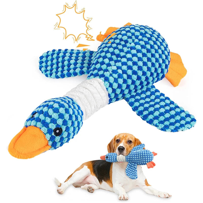 Pluche hondenspeeltje met pieper