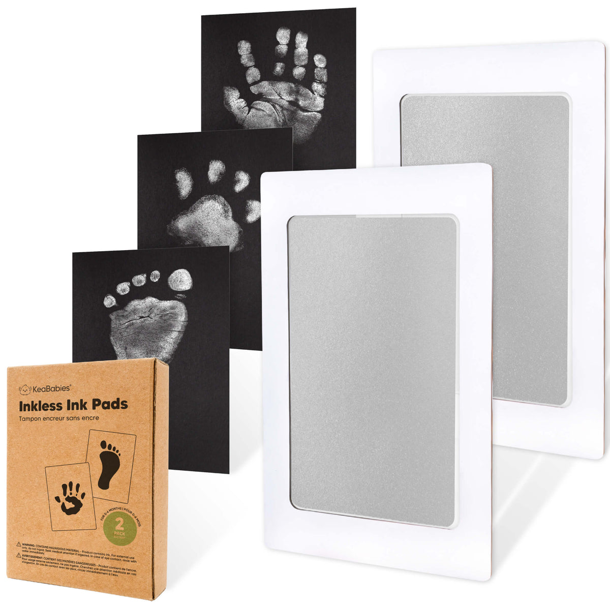 2-Pack Baby Inkless Ink Pads