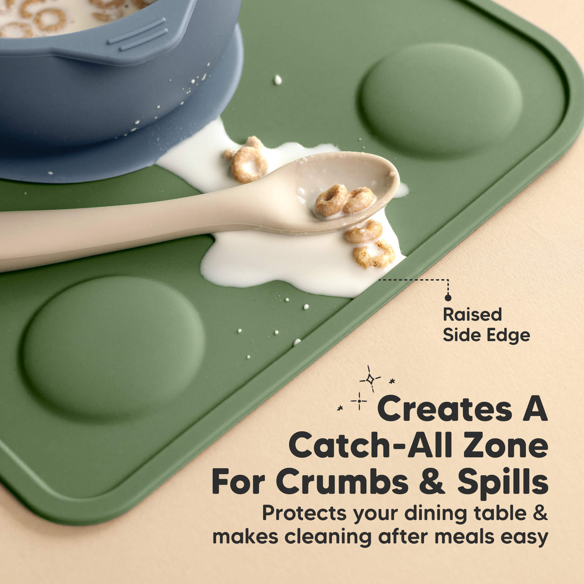 2-Pack Baby Silicone Placemats