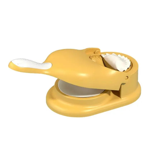 Dumpling Press Maker Tool with Dual Molds for Pierogies Potstickers Gyoza Ravioli Hand Press Kitchen Gadget for Homemade Dumplings Pierogi E | Thomler