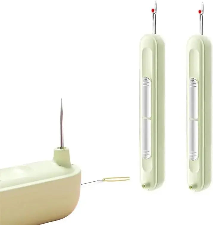 2-in-1 Sewing Helper with Threading Guide and Stitch Remover 4.1 inches Portable Craft Tool for Quilting Embroidery Alterations Mending Gree | Thomler