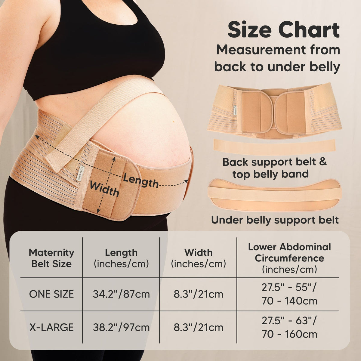 Faja de maternidad 2 en 1