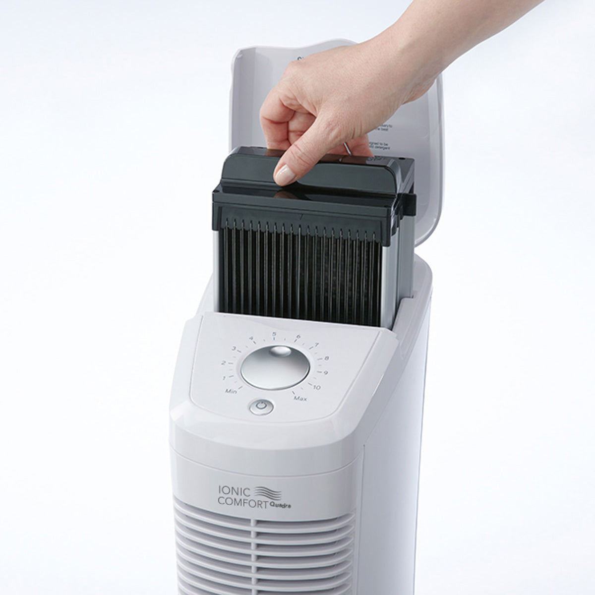 Purificador de aire Ionic Comfort Quadra® con selector