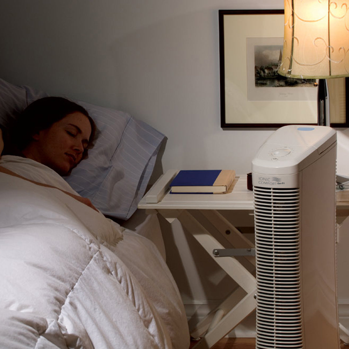 Purificador de aire Ionic Comfort Quadra® con selector