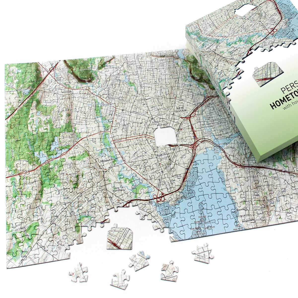 Gepersonaliseerde plattegrondpuzzel