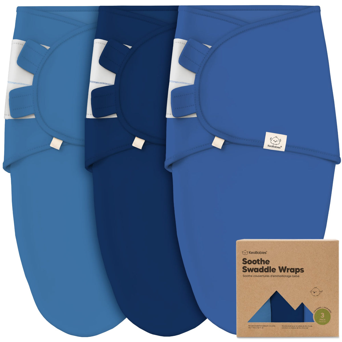 3-Pack Swaddle Wraps
