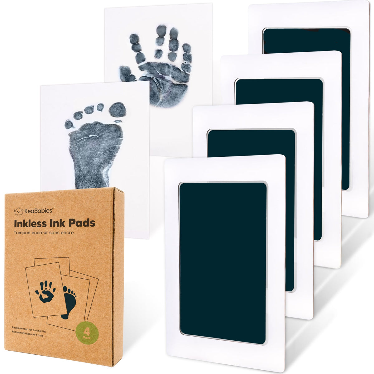 4-Pack Baby Inkless Ink Pads