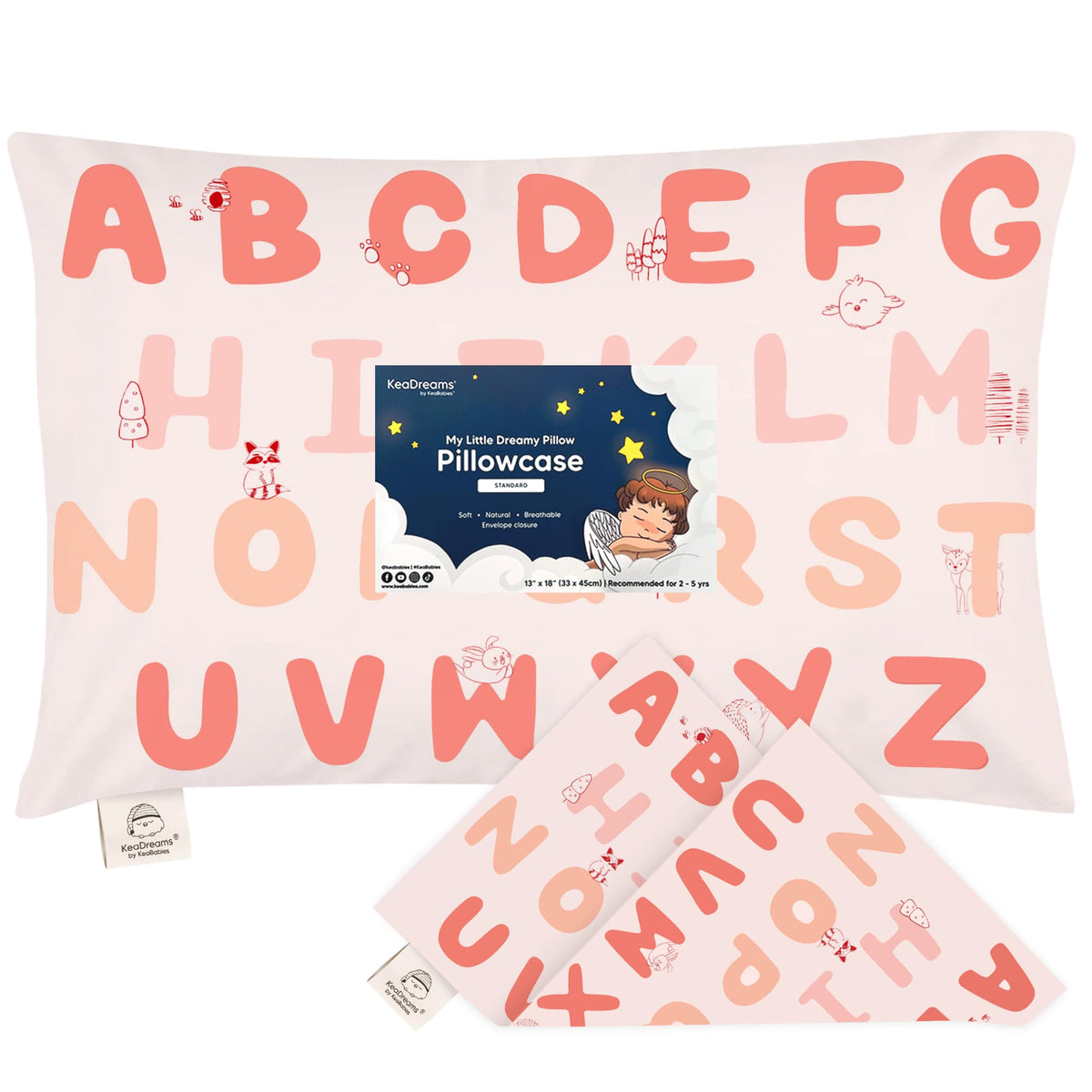 Printed Toddler Pillowcase 13X18"