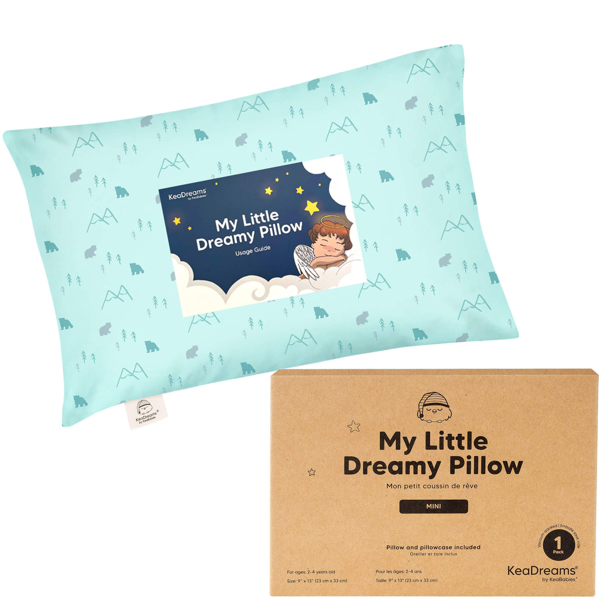 Minialmohada para niños pequeños con funda