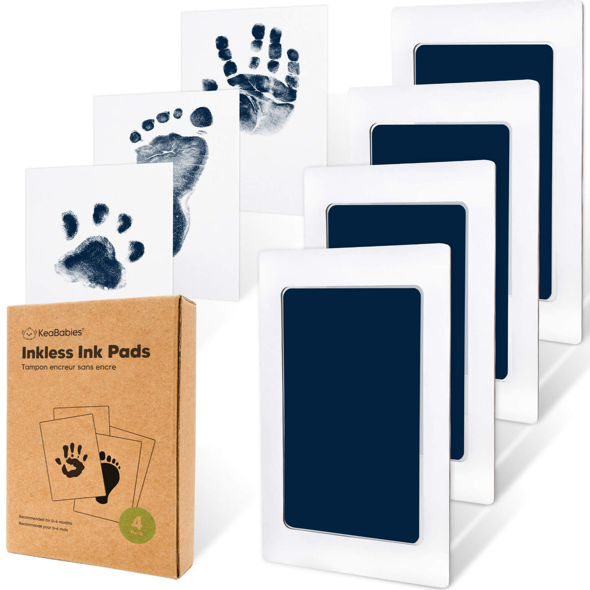 4-Pack Baby Inkless Ink Pads