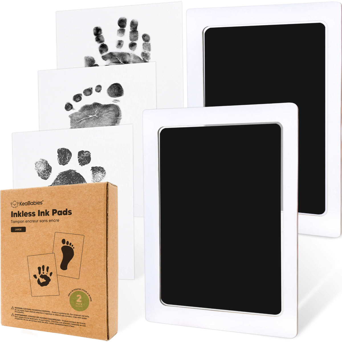 2-Pack Baby Inkless Ink Pads