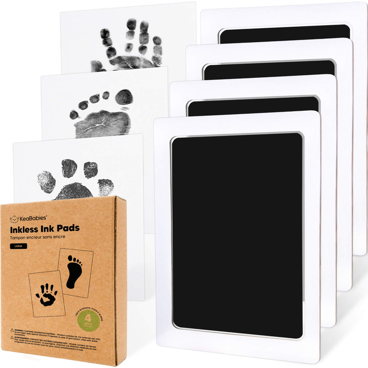 4-Pack Baby Inkless Ink Pads