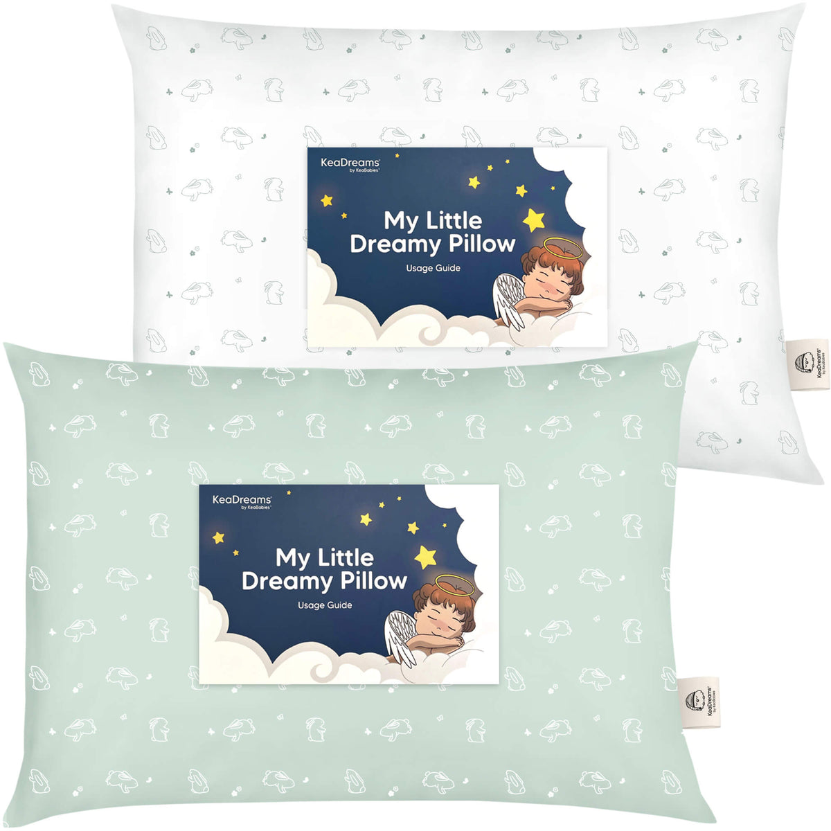 2-Pack Toddler Pillows Without Pillowcase