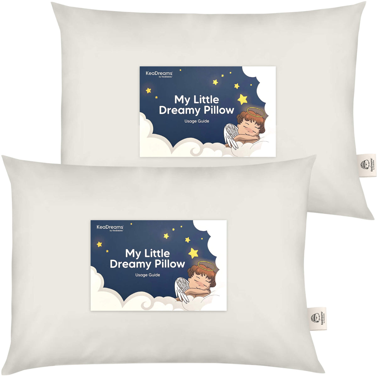 2-Pack Toddler Pillows Without Pillowcase