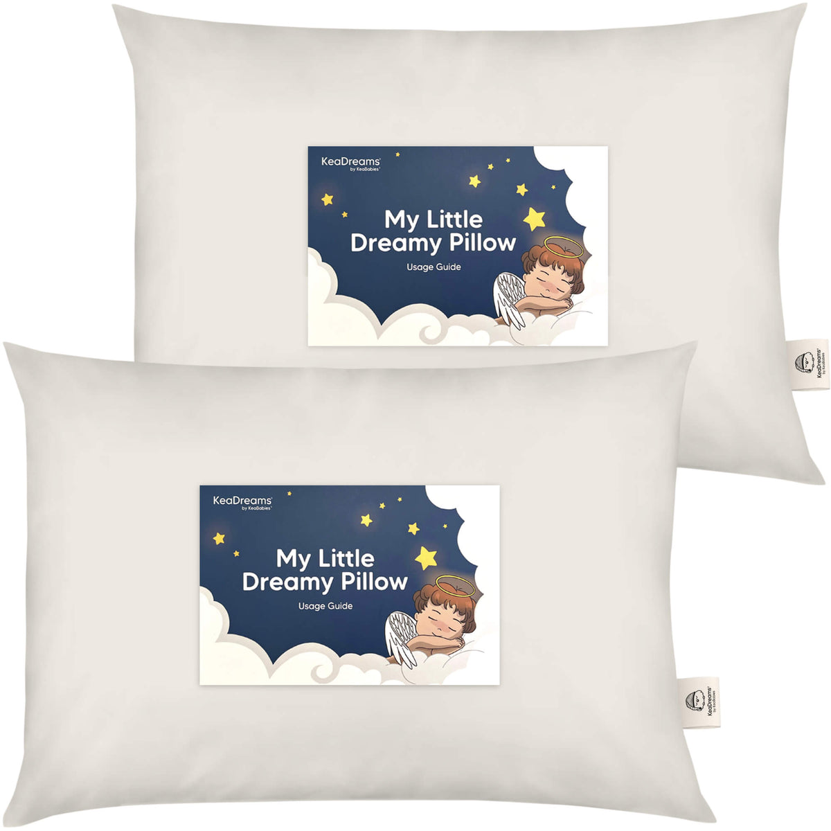 2-Pack Toddler Pillows Without Pillowcase