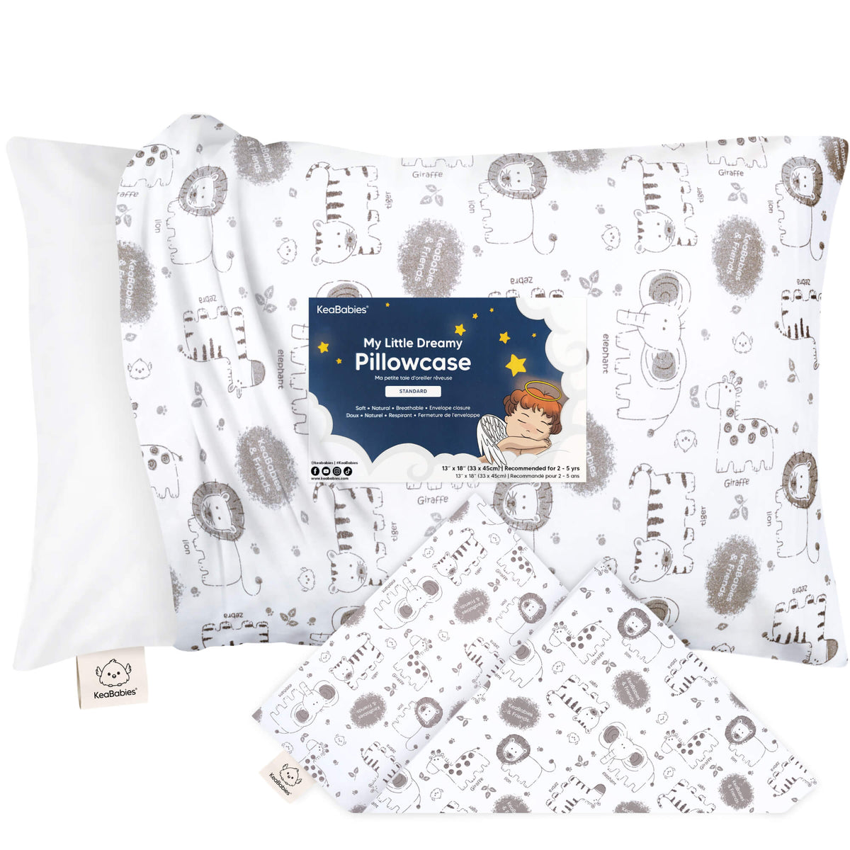 Printed Toddler Pillowcase 13X18"