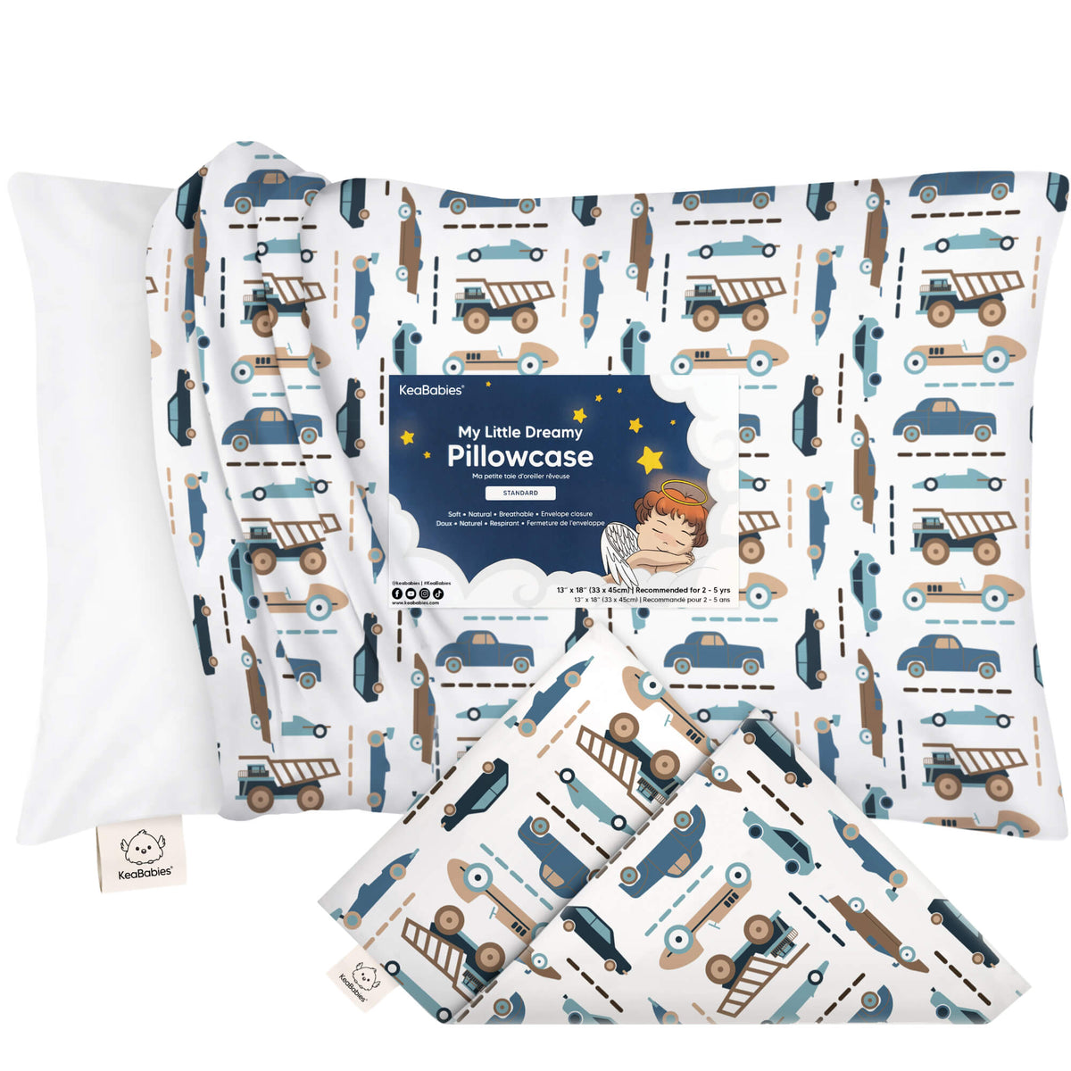 Printed Toddler Pillowcase 13X18"