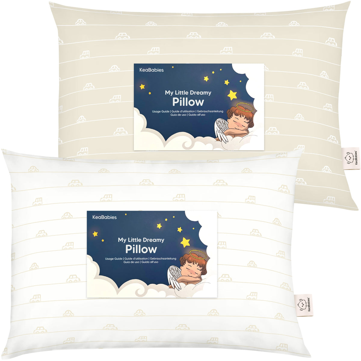 2-Pack Toddler Pillows Without Pillowcase