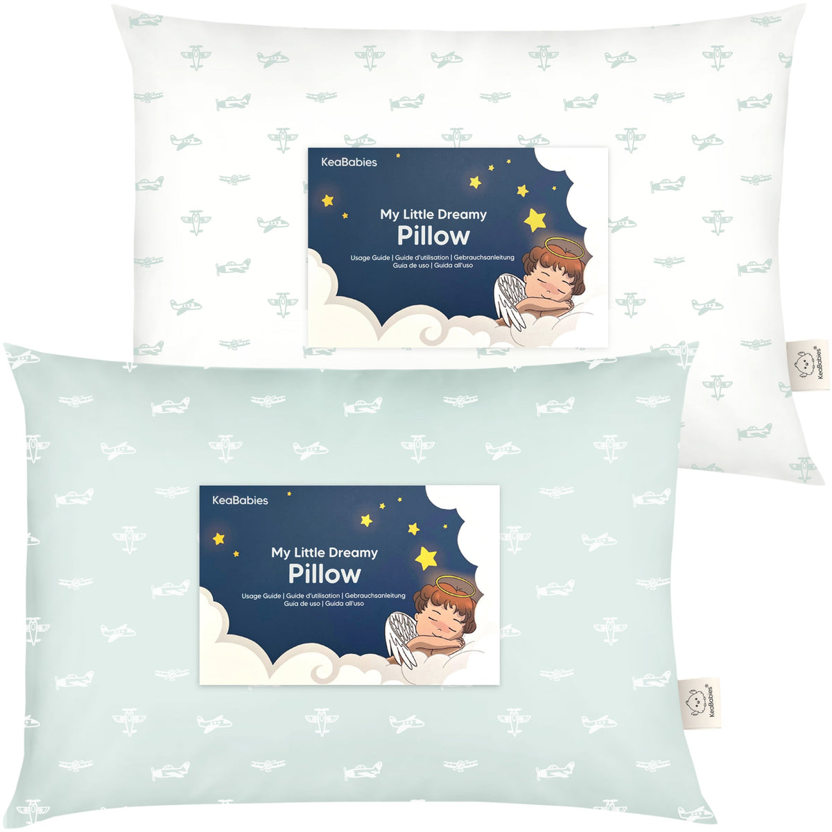 2-Pack Toddler Pillows Without Pillowcase