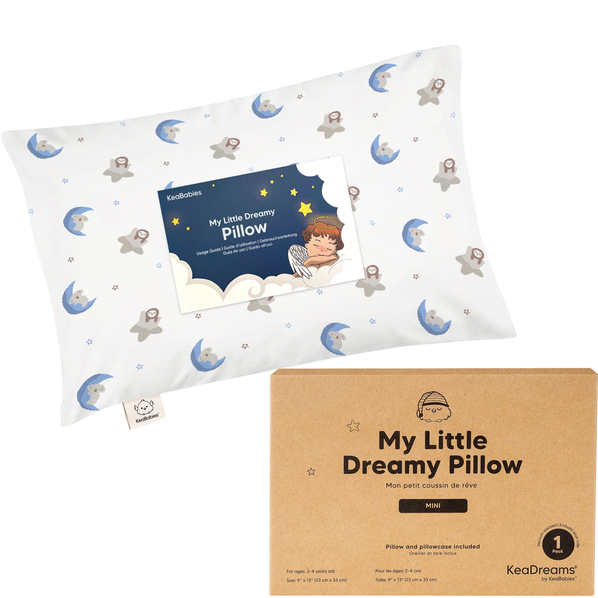 Minialmohada para niños pequeños con funda