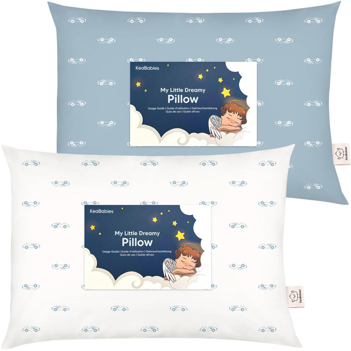 2-Pack Toddler Pillows Without Pillowcase