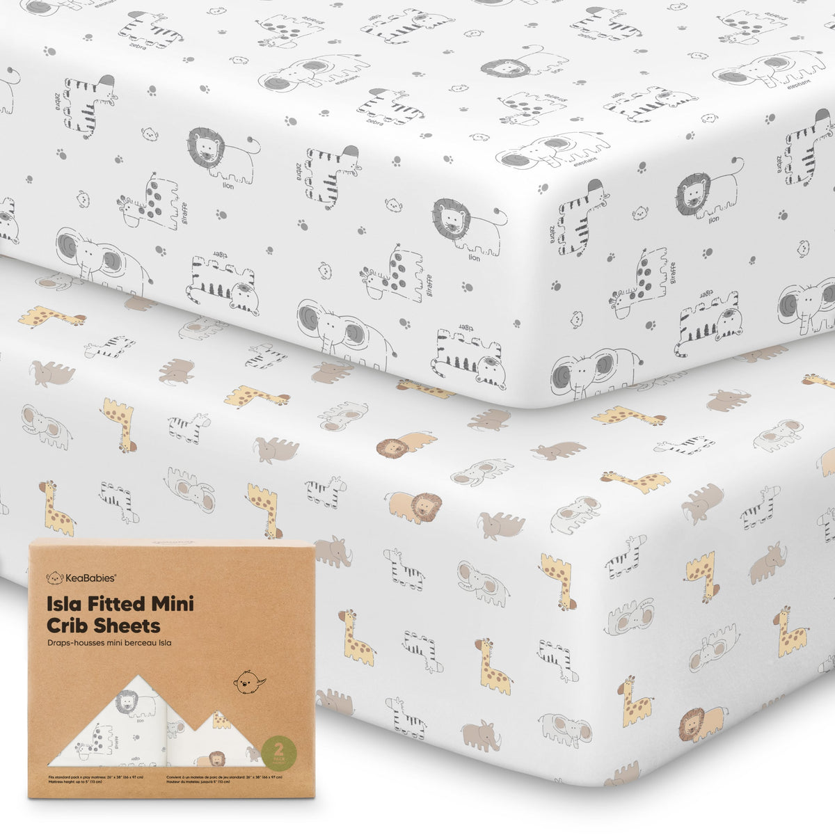 Fitted Mini Crib Sheets
