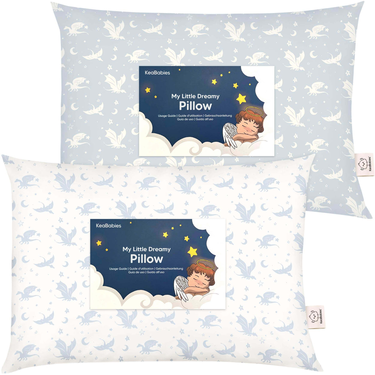 2-Pack Toddler Pillows Without Pillowcase