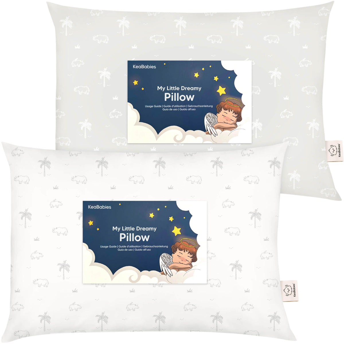 2-Pack Toddler Pillows Without Pillowcase