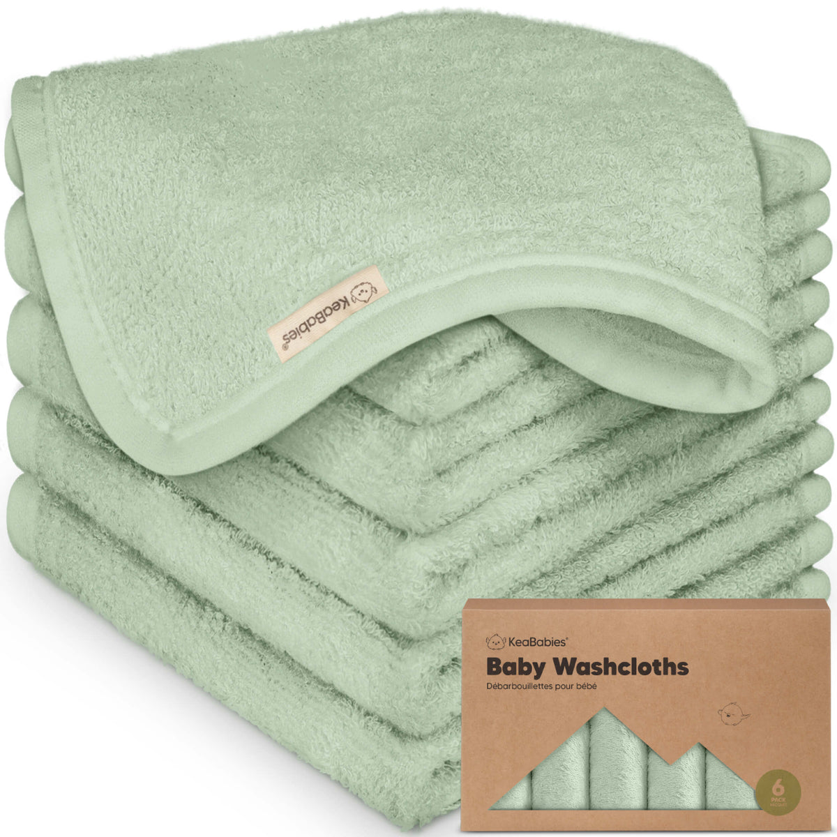 Deluxe Bamboo Baby Washcloths