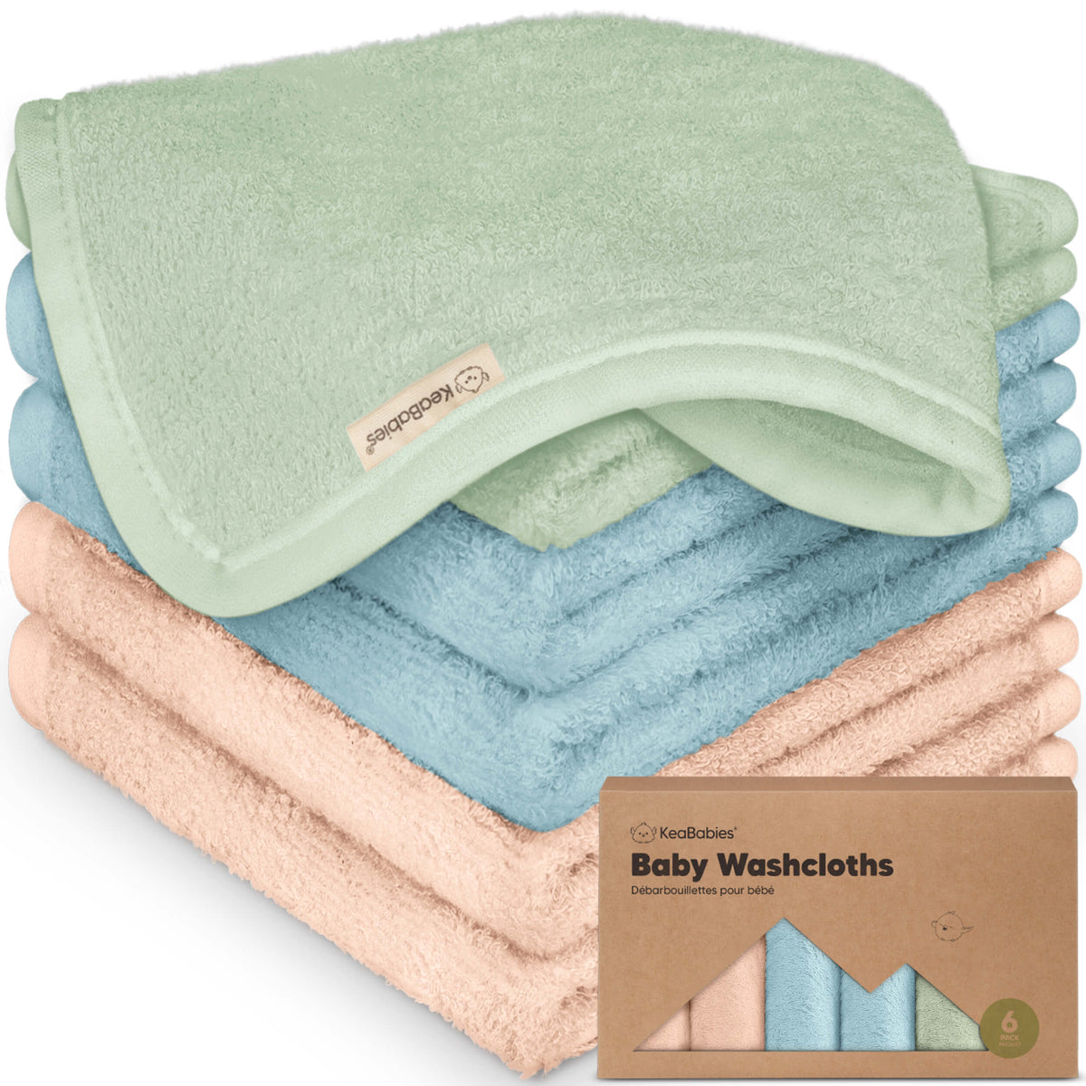 Deluxe Bamboo Baby Washcloths