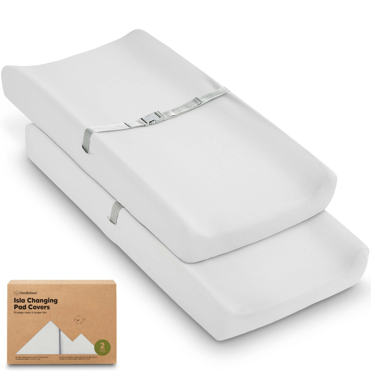 2-Pack Bamboo Changing Pad Covers