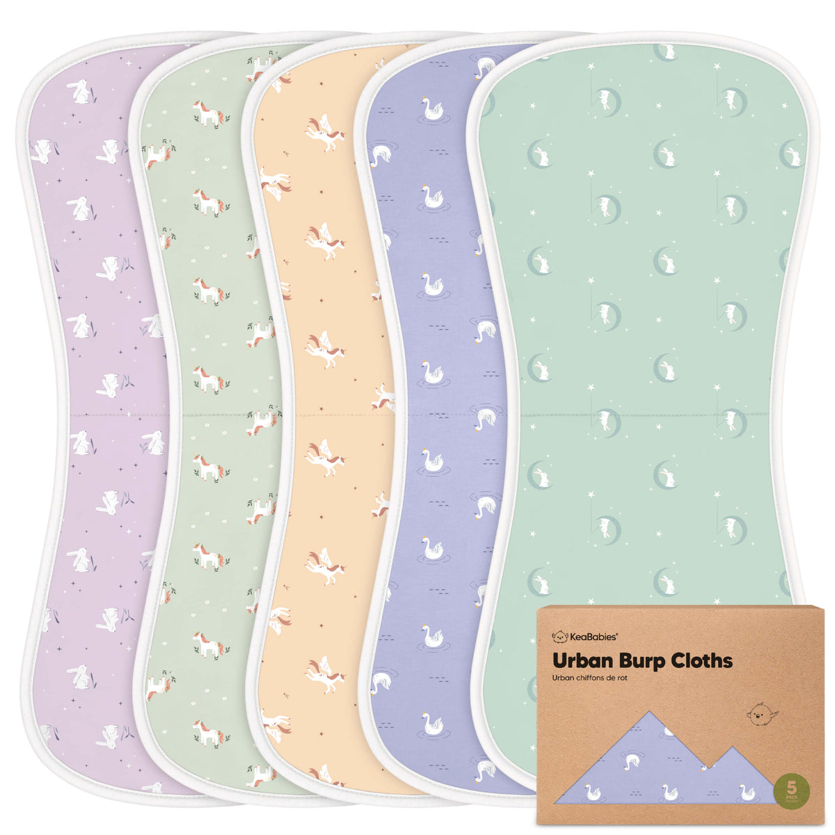 Organic Cotton Burp Cloths