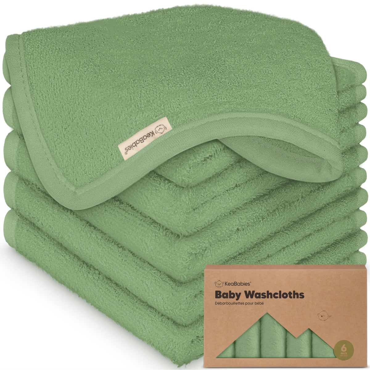 Deluxe Bamboo Baby Washcloths