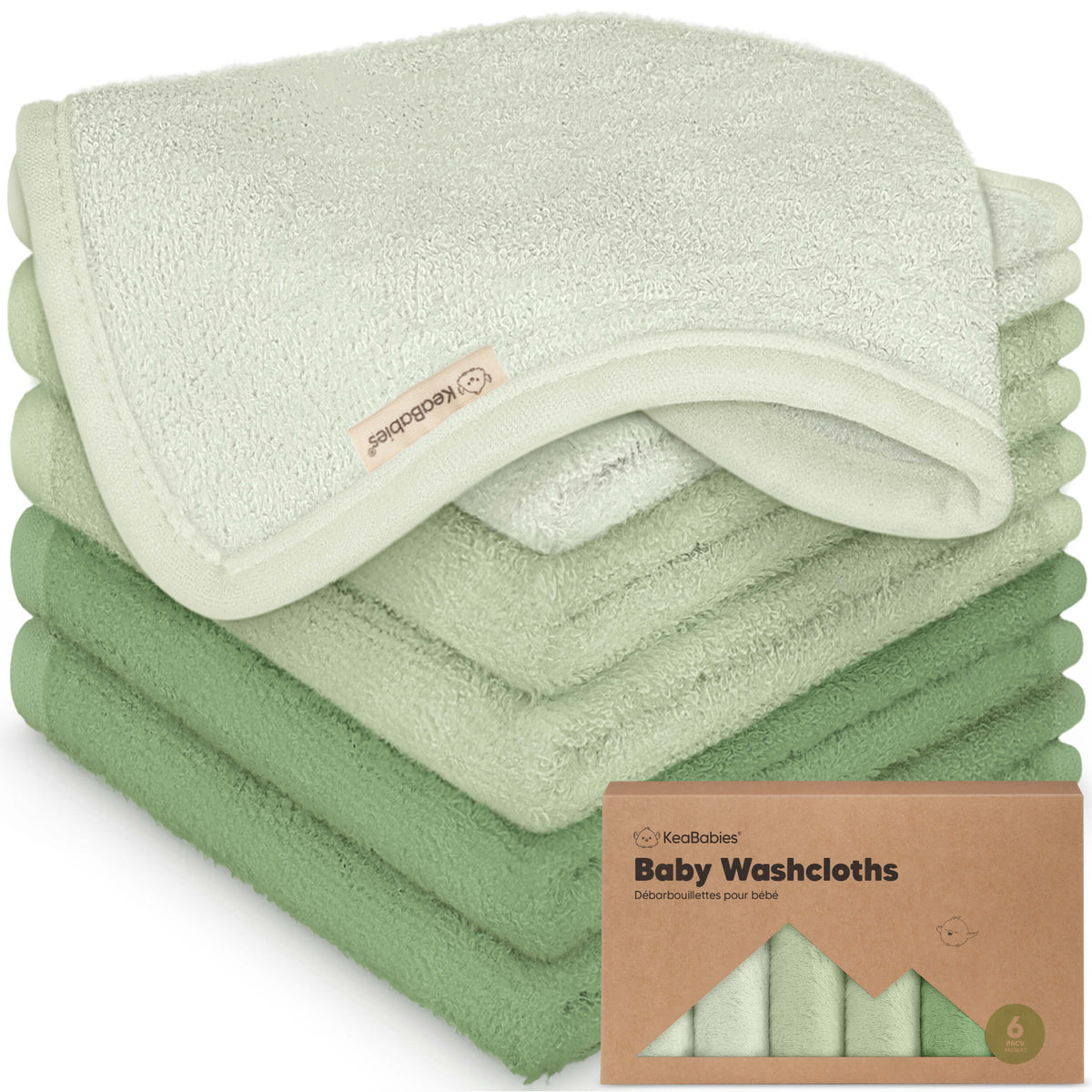 Deluxe Bamboo Baby Washcloths